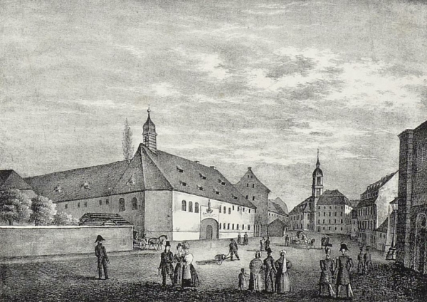Dresden. - Krankenhauskirche. - Sachsens Kirchen-Galerie. - "Hospital zu St. Jacob in Dresden".