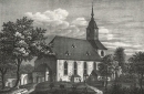 Kesselsdorf (Wilsdruff). - Kirchenansicht. - Sachsens...