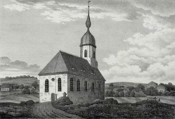 Wendischbora. - Pfarrkirche. - Sachsens Kirchen-Galerie....