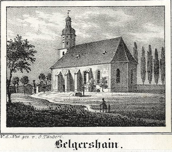 Belgershain. - Naunhof. - Sachsens Kirchen-Galerie. - "Belgershain".