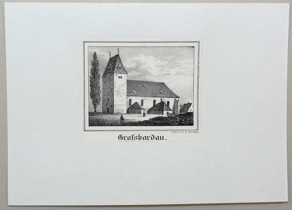 Großbardau (Grimma). - Pfarrkirche. - Sachsens Kirchen-Galerie. - Großbardau.