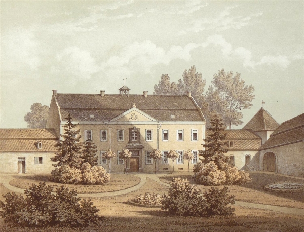 Düsseldorf. - Schloss Ossenberg. - Duncker. - "Ossenberg".