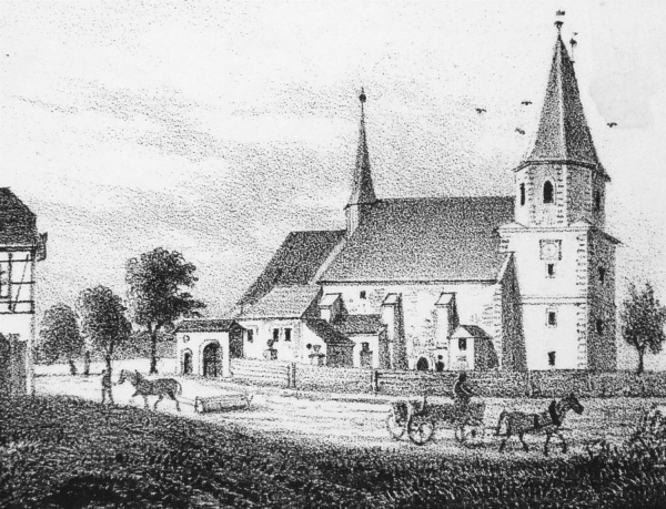 Großdölzig bei Leipzig. - Pfarrkirche. - Sachsens Kirchen-Galerie. - "Großdölzig".