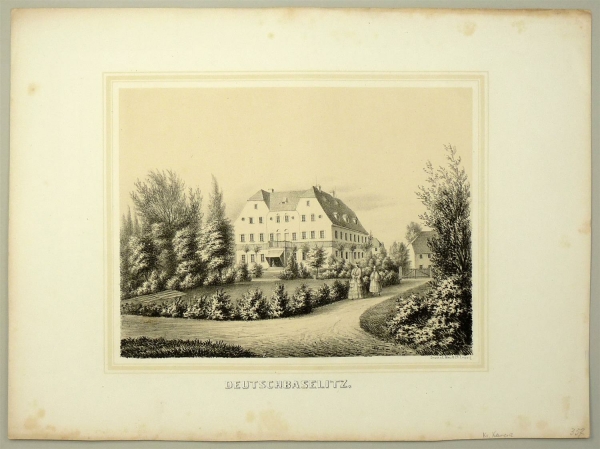 Deutschbaselitz / Kamenz. - Schloss. - Poenicke. - Deutschbaselitz.