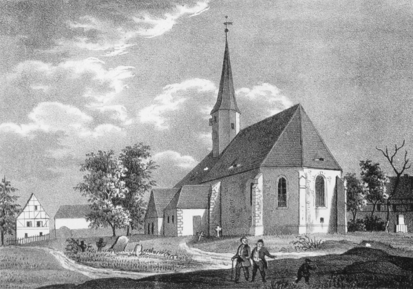 Großpötzschau. - Auenkirche. - Sachsens Kirchen-Galerie. - "Großpötzschau".