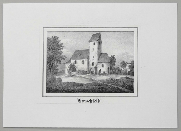 Hirschfeld bei Leipzig. - Dorfkirche. - Sachsens Kirchen-Galerie. - Hirschfeld.