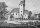 Hirschfeld bei Leipzig. - Dorfkirche. - Sachsens...