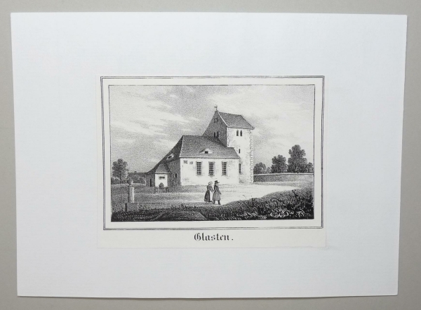 Glasten bei Grimma. - Kirche. - Sachsens Kirchen-Galerie. - Glasten.