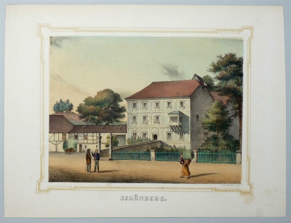Schönberg bei Bad Brambach. - Schloss. - Poenicke. - Schönberg.