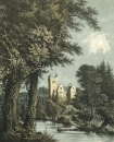 Neuscharfenberg. - Wenigenlupnitz. - Fluss Nesse. - "Schloss Neuscharffenberg bei Eisenach".