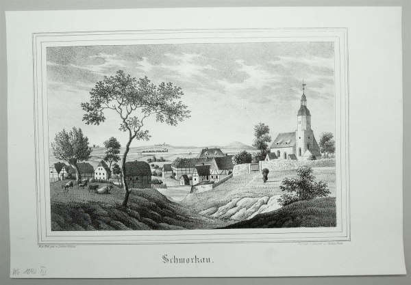 Schmorkau (Oschatz). - Gesamtansicht. - Sachsens Kirchen-Galerie. - Schmorkau.