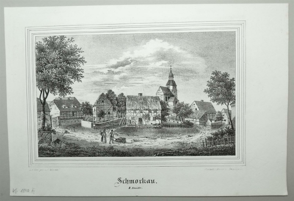 Schmorkau (Oschatz). - Teilansicht. - Sachsens Kirchen-Galerie. - Schmorkau. II.e Ansicht.