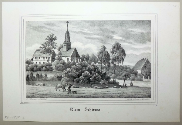 Kleinschirma. - Teilansicht. - Sachsens Kirchen-Galerie. - Klein-Schirma.