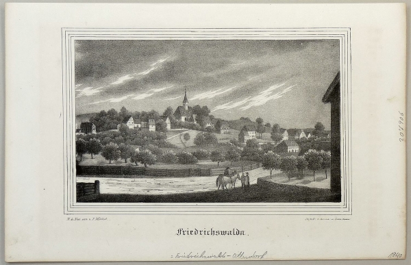 Friedrichswalde (Bahretal). - Gesamtansicht. - Sachsens Kirchen-Galerie. - Friedrichswalda.