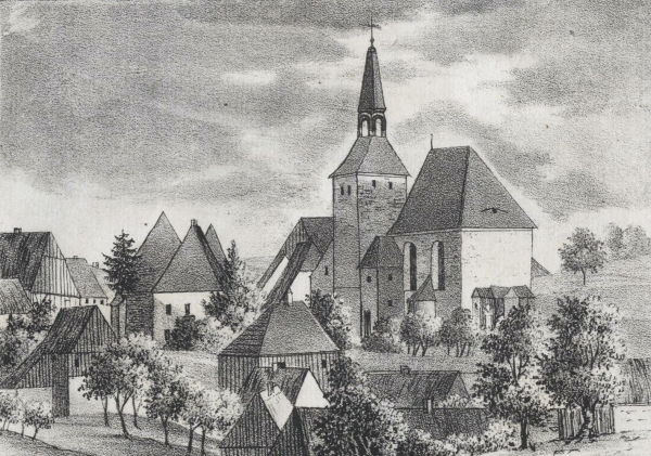 Bärenstein (Altenberg). - Pfarrkirche. - Sachsens Kirchen-Galerie. - Die Kirche zu Bärenstein.