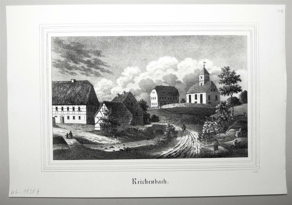 Reichenbach (Großschirma). - Teilansicht. - Sachsens Kirchen-Galerie. - Reichenbach.
