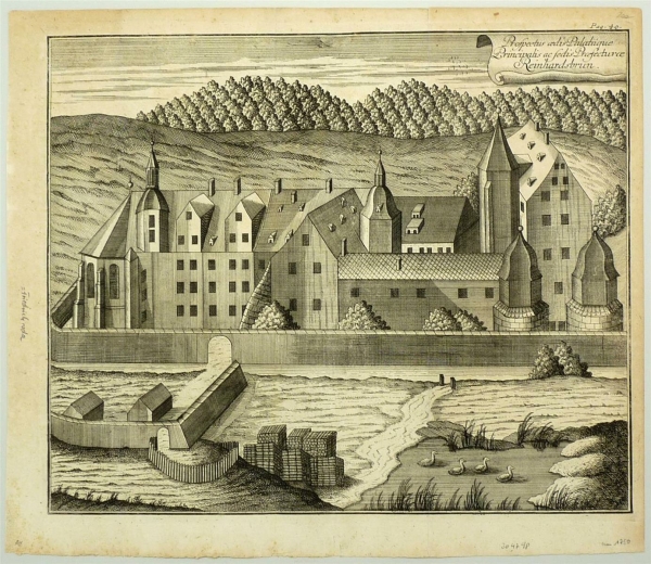 Reinhardsbrunn. - Schloss. - Prospectus aedis Palatiique Principalis acfedis Praefecturae Reinhardsbrun.