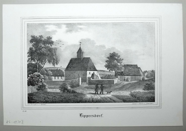 Lippersdorf (Lengefeld). - Teilansicht. - Sachsens Kirchen-Galerie. - Lippersdorf.