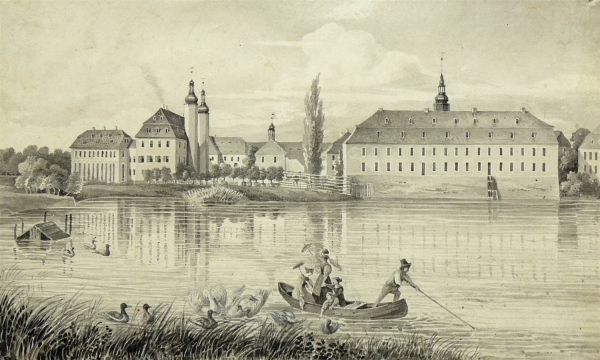 Blankenhain (Crimmitschau). - Schloss & Wasserburg. - Blankenhain.