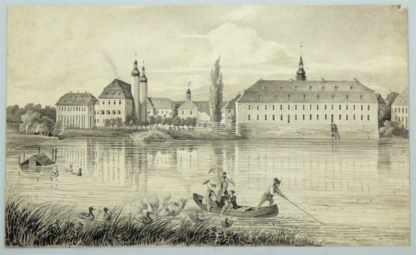 Blankenhain (Crimmitschau). - Schloss & Wasserburg. - Blankenhain.