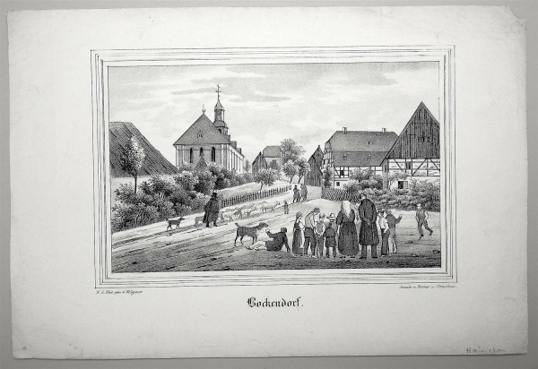 Bockendorf. - Teilansicht. - Sachsens Kirchen-Galerie. - Bockendorf.