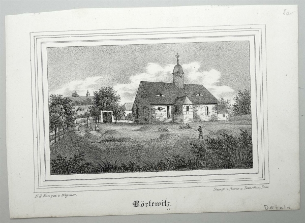 Börtewitz (Leisnig). - Teilansicht. - Sachsens Kirchen-Galerie. - Börtewitz.