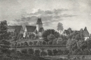Greifendorf (Rossau). - Ansicht mit Kirche. - Sachsens Kirchen-Galerie. - "Greifendorf".