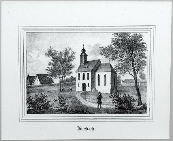 Thierbach (Kitzscher). - Pfarrkirche. - Sachsens Kirchen-Galerie. - Thierbach.