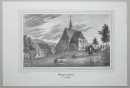 Beiersdorf (Ebersbach). - Teilansicht mit Pfarrkirche. - Sachsens Kirchen-Galerie. - "Beyersdorf. I.e Ansicht".