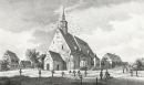 Frauenhain (Röderaue). - Pfarrkirche und Friedhof. -...