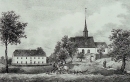 Helmsdorf (Stolpen). - Teilansicht mit Pfarrkirche. - Sachsens Kirchen-Galerie. - "Helmsdorf".