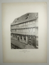Quedlinburg. - "Quedlinburg. Die Rose (Breitestrasse), alter Zustand 1612".