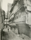 Quedlinburg. - "Quedlinburg. Hoken (abgebrochen). Rechts Ende 15. Jahrh.s, links Ende 16. Jahrh.s".