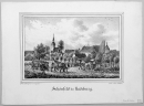 Schönfeld. - Teilansicht mit Pfarrkirche. - Sachsens Kirchen-Galerie. - "Schönfeld bei Radeburg".