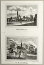 Schellenberg (Leubsdorf) / St. Blasii. - 2 Ansichten mit Pfarrkirchen. - Sachsens Kirchen-Galerie. - "Dorf Schellenberg / Die Kirche St. Blasii".