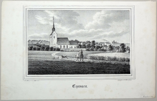 Crossen (Erlau). - Gesamtansicht. - Sachsens Kirchen-Galerie. - "Crossen".