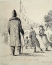 Genrezeichner des 19. Jahrhunderts. - Warschauer Eisbahn. - "Souvenir du Patinage en 1880".