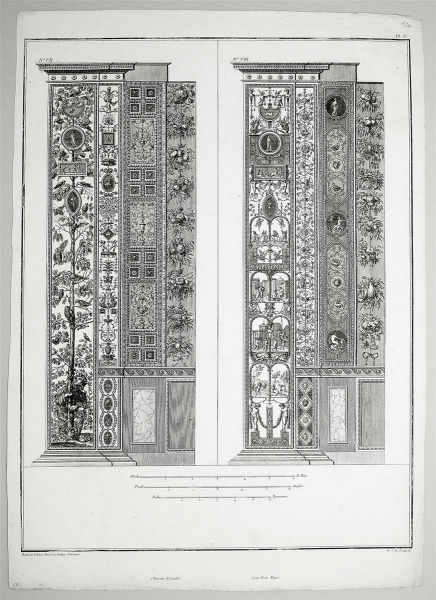 Ornamentika . - Pilaster VII/VIII. - Loggie di Rafaele nel Vatikano.
