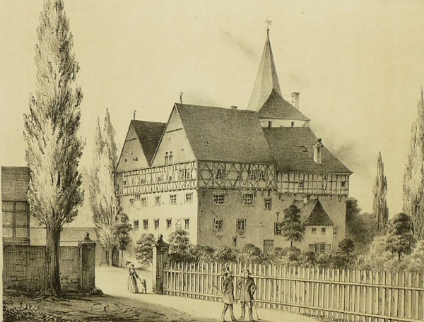 Sachsgrün (Triebel / Vogtland). - Schloss und Rittergut....