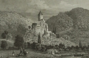 Zwingenberg (Baden). - Ansicht der Burg. - "Zwingenberg am Neckar".
