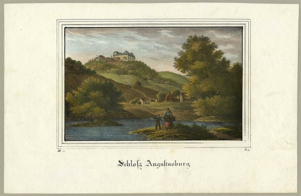 Augustusburg. - Schlossansicht. - Saxonia. - Schloss Augustusburg.