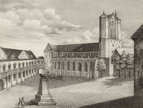 Braunschweig. - Dom. - Dom zu Braunschweig 1610.