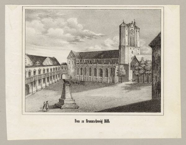 Braunschweig. - Dom. - Dom zu Braunschweig 1610.