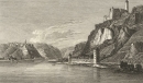 Sankt Goar. - Ansicht. - Burg Rheinfels. - "Ansicht...