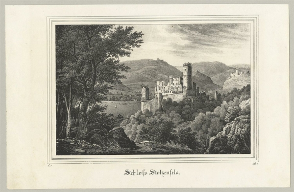 Koblenz. - Schloss Stolzenfels. - Ansicht. - Schloss Stolzenfels.