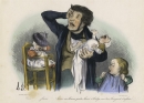 Daumier, Honoré. - "Der Familienvater".