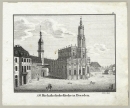 Dresden. - Ansicht der Hofkirche. - "Die katholische Kirche in Dresden".