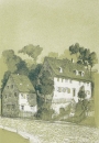 Meerane. - Teilansicht. - Emil Lange. - "Meerane, Haus an der alten Steingasse".