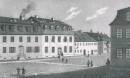 Herrnhut. - Ansicht der Knabenschule. - Sachsens Kirchen-Galerie. - "Knaben-Schule in Herrnhut".