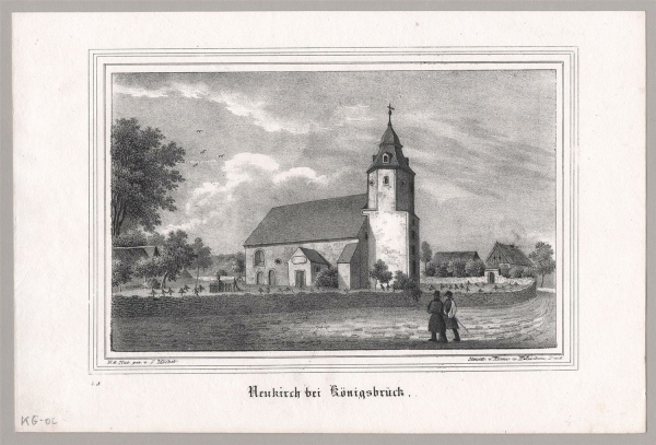 Neukirch (bei Königsbrück). - Kirchenansicht. - Sachsens Kirchen-Galerie. - Neukirch bei Königsbrück.